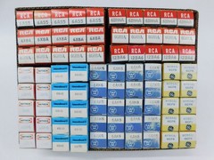 6AK6 6BH6 6X8A 6AS5 6BN4A 6GH8A 12BA6 6CB6A 6CF6 Vintage NOS Tubes (lot of 80)