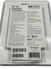 Hewlett Packard Financial Calculator Real Estate HP 12C Indstry Standard VTG New