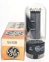 1 1965 GE 5AS4A / 5U4GB D Getter Vacuum Tube Tested NOS On TV 7