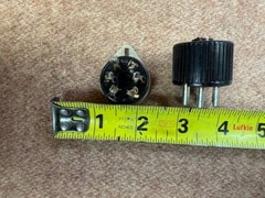 6 Pin tube Socket conector Hammond Leslie Gibson Fender guitar amplifier speaker