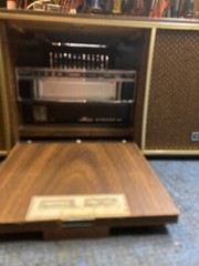 8 TRACK PLAYER MINI CUSTOM MADE PLAY BOTH 4/8 TRACK TAPE SERVICED VIDEO