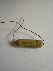 Vintage Astron .05 MFD 200V Paper Capacitor NOS Tube Amp Radio Guitar USA