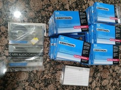 Blank Audio Recording Cassette Tapes D 30 Minutes Certron, Lot Of 25
