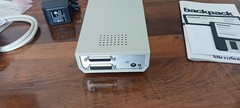 MicroSolutions BackPack 3.5″ Floppy Drive 1.44MB Model 014350 w/ DOS 6.22 driver