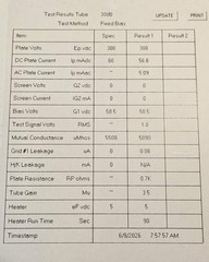 VAC 4-300B Premium Vacuum Tubes 300B Upgrade