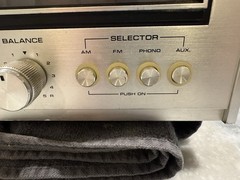 Vintage Nikko 5055 Stereo Receiver Silver Face Works Missing Buttons Part Repair
