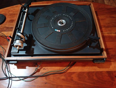 BIC 940 Manual Belt-Drive Turntable Beautiful Walnut Frame USA Made 1974 WORKS