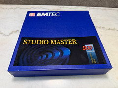 BASF EMTEC Studio Master 900 Maxima 2500ft Reel 1″ Tape 10.5″ and 2 x CD-R