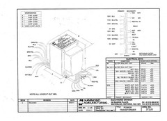 HAMMOND MANUFACTYURING TUBE POWER TRANSFORMER 372JX