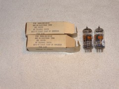 2 x 5814A (12AU7) RCA Tubes*Super Strong Matched*Black-O*MEATBALL*NOS_NIB* #R1