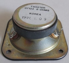 vintage Realistic 1½” cone tweeter 07123 for Minimus 26, other speakers c.1990