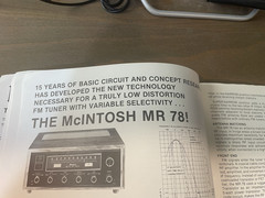 Original McIntosh Components from the 70’s Condition is very Good / 73 Pages /