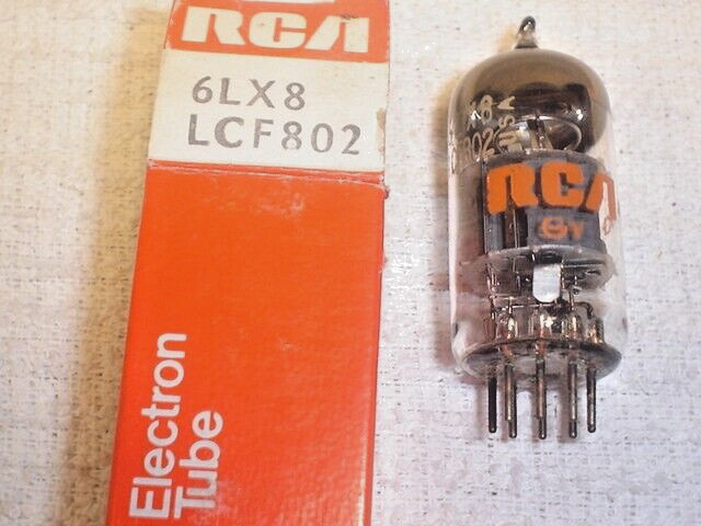 VINTAGE NOS RCA 6LX8 LCF802 VACUUM TUBE TUBES USA TESTED TUB23018