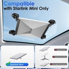 UBeesize Starlink Mini Mount Suction Cup Car Window Sunroof Bracket Satellite Di