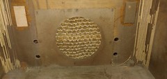 Orig 1941 PHILCO Model 41-240T WOOD CABINET wOrig GRILL CLOTH & Internal ANTENNA