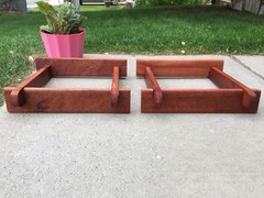 Custom Made Oiled Red Oak Speaker Stands for Klipsch Heresy All Models
