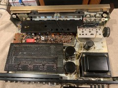 Gorgeous Very Rare Champagne Face Pioneer SX-727 Stereo Receiver 100% Working