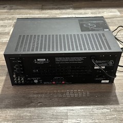 Mitsubishi DA-L90 Stereo Reciever 7 Cassette Autochanger No Remote Untested