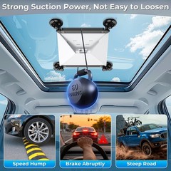 Calanthe Starlink Mini Suction Cup Mount For Car Sunroof Window Secure