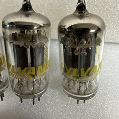 (4) Sylvania 5814A Tubes Matched Mil Spec 12Aau7