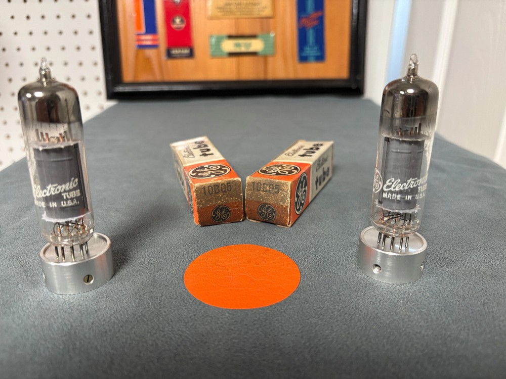 GE 10BQ5 Tubes – 10V Heater – NOS NIB – Date Match – See Pics For Test Scores