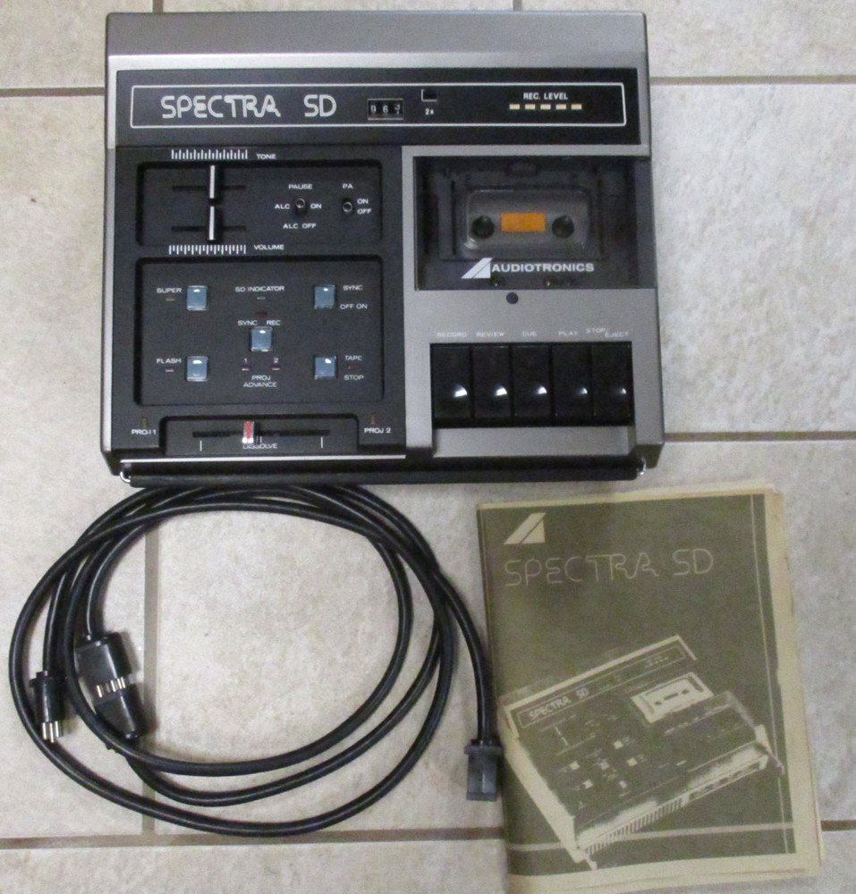 Audiotronics model 154S-D audio cassette recorder as shown. #1.