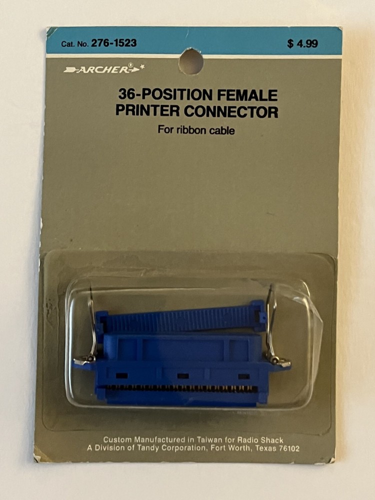 Radio Shack 36 Position Female Printer Connector 276-1523 🔥NEW NOS💥