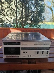 Sharp VZ 1500 both sides play disc stereo system vintage Japanese HI FI