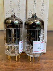2 Tubes 5687-GB Sylvania Gold Pin – NOS NIB – Matched Pair – Same lot (Rare)