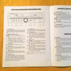 Original Kenwood KR-3030 AM-FM Stereo Receiver Instruction Manual