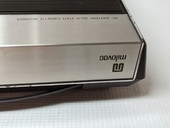 Milovac CR-201 Cassette Player Recorder 1970’s Tested Works w Power Cable & Mic