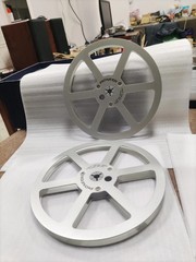 New One Pair Pioneer red 1/4 7” Tape Reel Light Metal Aluminum Take Up Reel