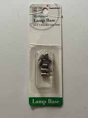 Radio Shack Miniature Lamp Base (6) E-5 272-0358 🔥NEW NOS💥
