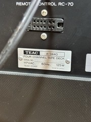 TEAC A‑3440 Reel To Reel Recorder Collector Grade With Premium Extras