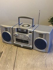 Aiwa CD Carry Component System stereo CA-DW235 Original Ghetto Blaster 80’s