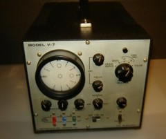 lectrotech model v-7 service grade instrument for servicing 3-gun CRT color tv’s