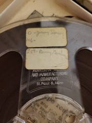 45 Recording Tape Lot Music TV Dorsey Goodman Reels Case Vintage Unknown