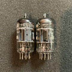 NOS Amperex 12AX7 ECC83 Electronics for Medicine Tubes MATCHED Bugle Boy 12ax7a