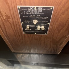 Vintage KLH Model Six 6 Speakers 10 8 Ohms 2Way