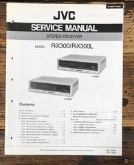 JVC R-X300 -X300L Receiver Service Manual *Original*
