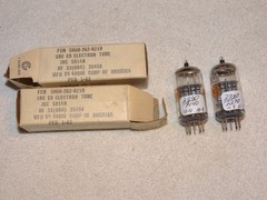 2 x 5814A (12AU7) RCA Tubes*Super Strong Matched*Black-O*MEATBALL*NOS_NIB* #R3