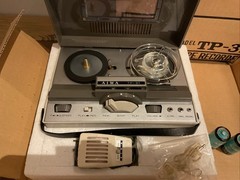 Vintage AIWA Transistor Tape Recorder TP-31 Original Box/ Manual-Works