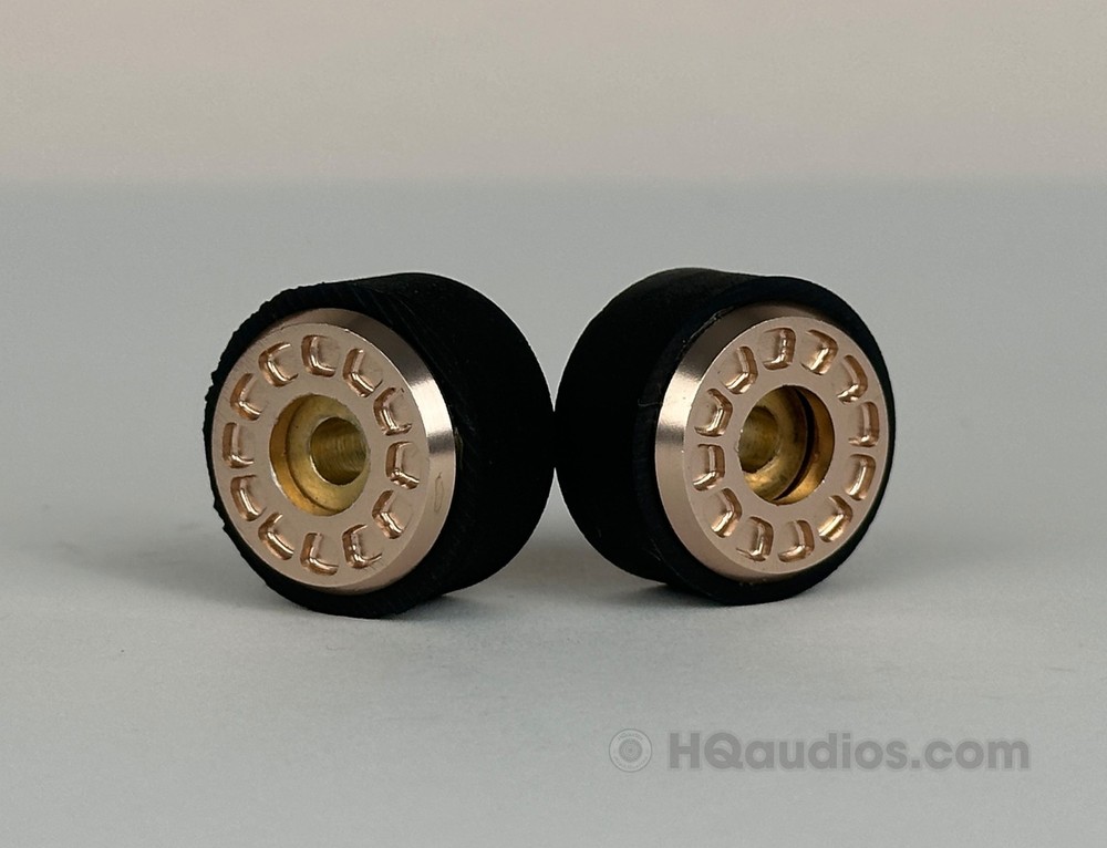 Single Pioneer RT-909 Pinch Roller–Rose Gold – Precision Replacement – 1Yr WRT