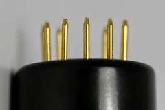 BEST NOS GOLD 9-PIN SOCKET SAVER for 12AX7, CCa, 12AT7, 6922, 12AU7, EL84, 12AY7