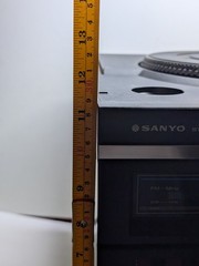Vintage Sanyo GXT 220 Stereo Music System Turntable Cassette Repair Parts