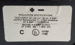 Vintage Mr. CB Model 7078 Regulated DC Power Supply 110-20V.AC/12V.DC-4 Amp