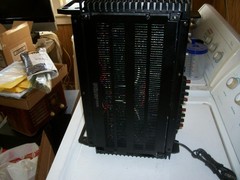 1 Mitsubishi mono/stereo power amplifier model DA-10DC,tested and working.