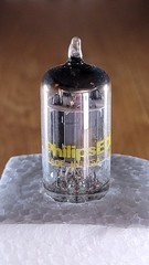 PHILIPS ECC83 12AX7A 7025 MULTI AVAILABLE BLK PLATE VACUUM TUBE NOS- SOLD AS IS
