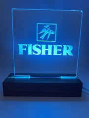 The Fisher Amplifier LED Sign