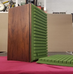 Retro Green.. ‘Sculptured Air’ Foam Grill Inserts..JBL L-100 Century Speakers